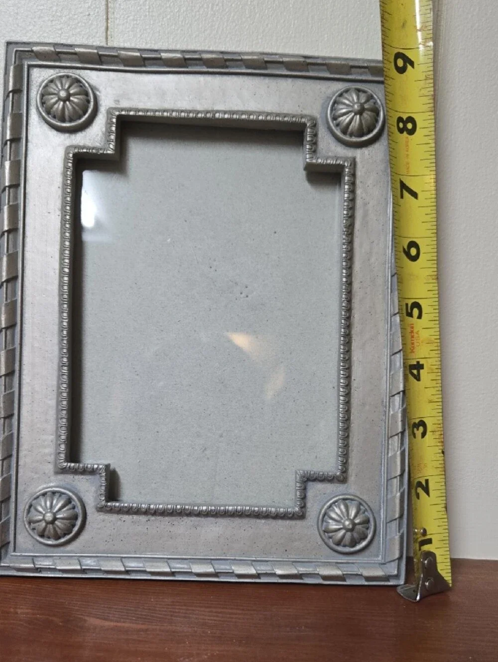 Silver Floral Corner Picture Frame - Classic Accent